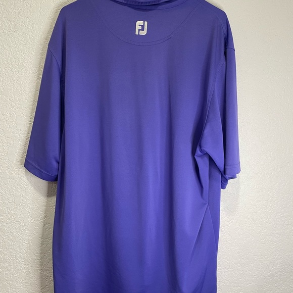 FOOTJOY Heather purple Golf Polo Shirt Size large - Picture 5 of 7